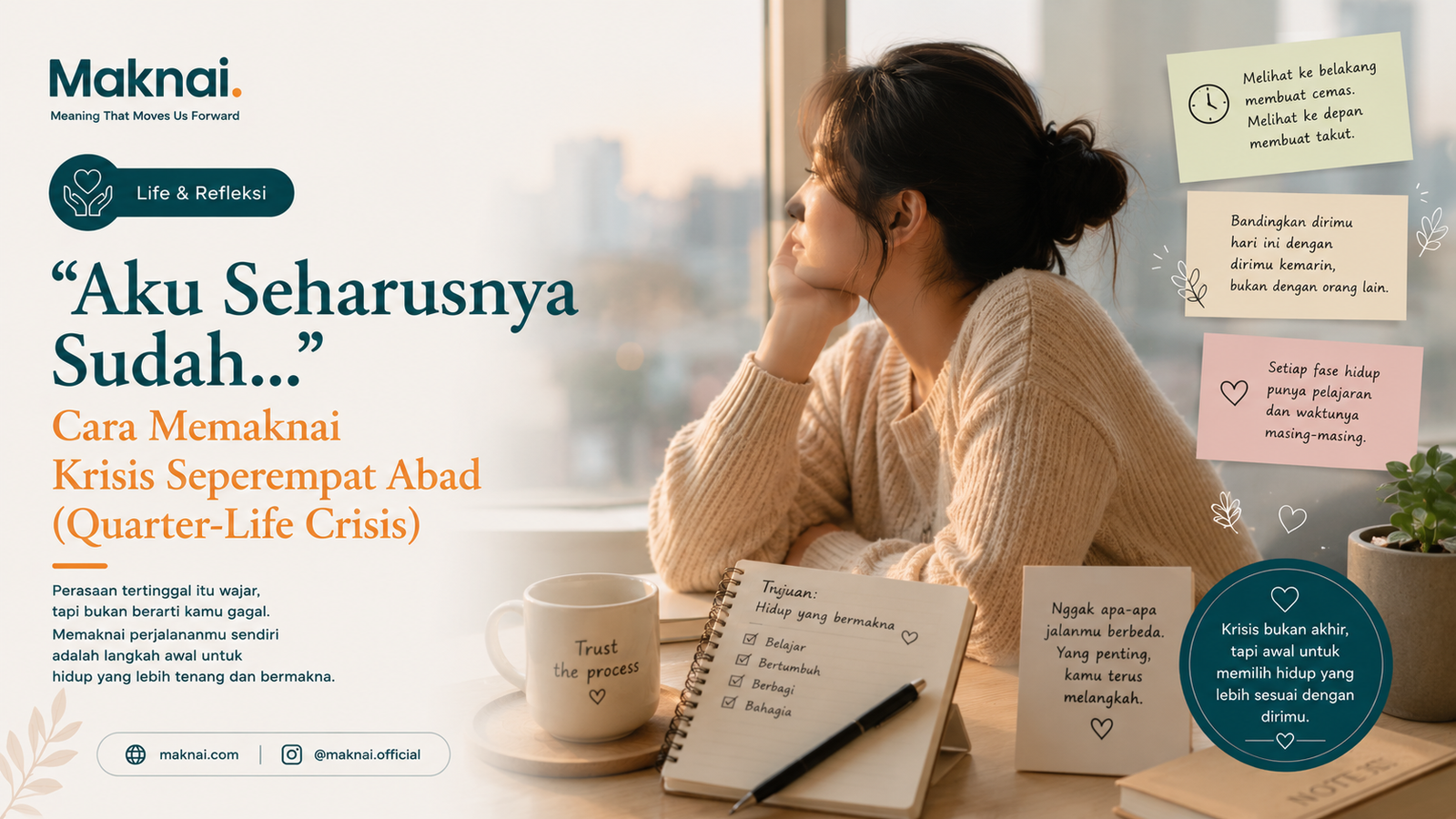 "Aku Seharusnya Sudah..." Cara Memaknai Krisis Seperempat Abad (Quarter-Life Crisis)